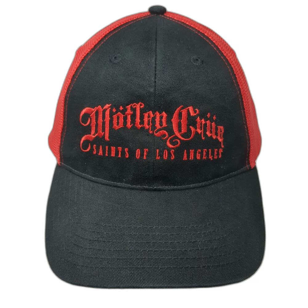 Big Accessories Mötley Crüe Saints of LA Black Red OS Baseball Cap Hat